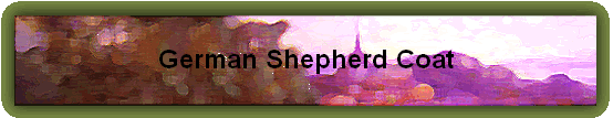 German Shepherd Coat